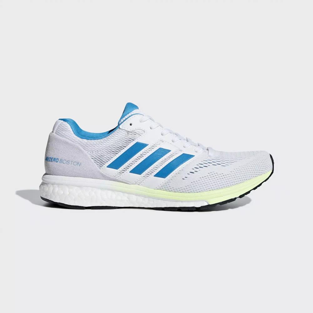 Adidas Adizero Boston 7 Tenis Para Correr Blancos Para Mujer (MX-90349)